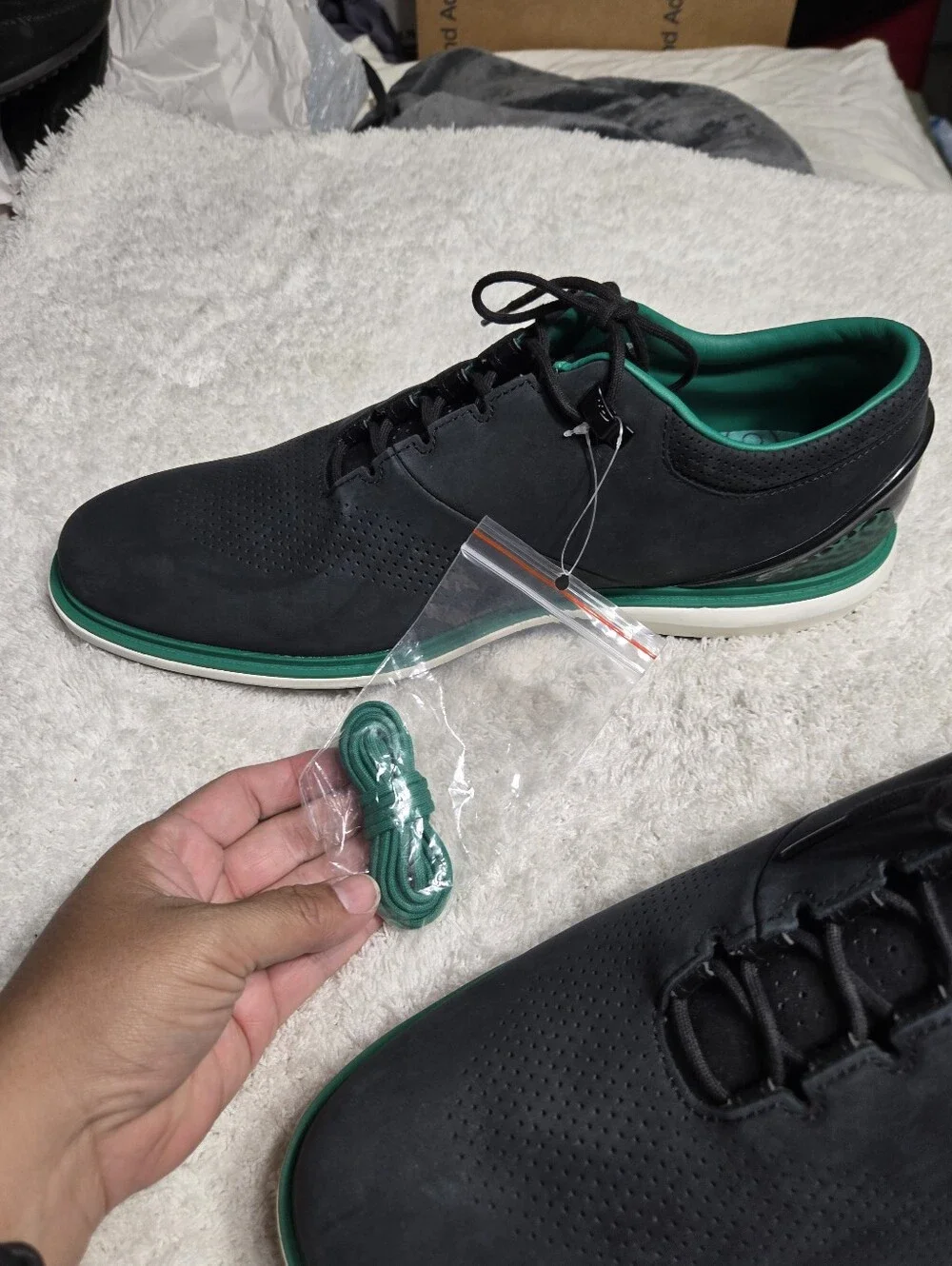 Nike Air Jordan ADG 4 x Eastside Golf Shoes Green Black FJ0850-001 Men's Sz 13